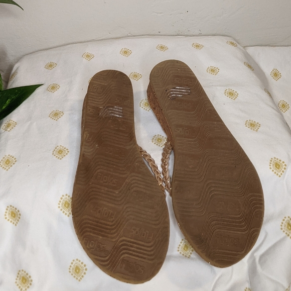 Flojo Cork Wedge Sandals - Picture 3 of 3